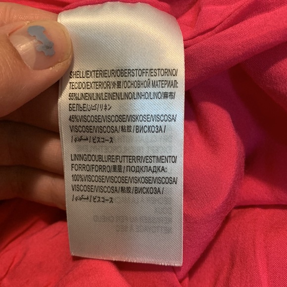 Farm Rio Red Chili Pepper Paper Bag Tie Waist Mini Skirt Sz S NWT - Picture 14 of 14